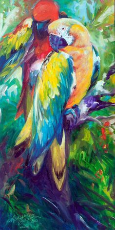 236x470 Parrot Talk Etsy Barbbrownsfineart - Parrot Oil Painting