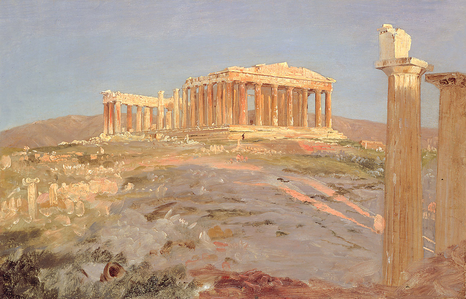 930x598 Parthenon Frederic Edwin Church - Parthenon Painting