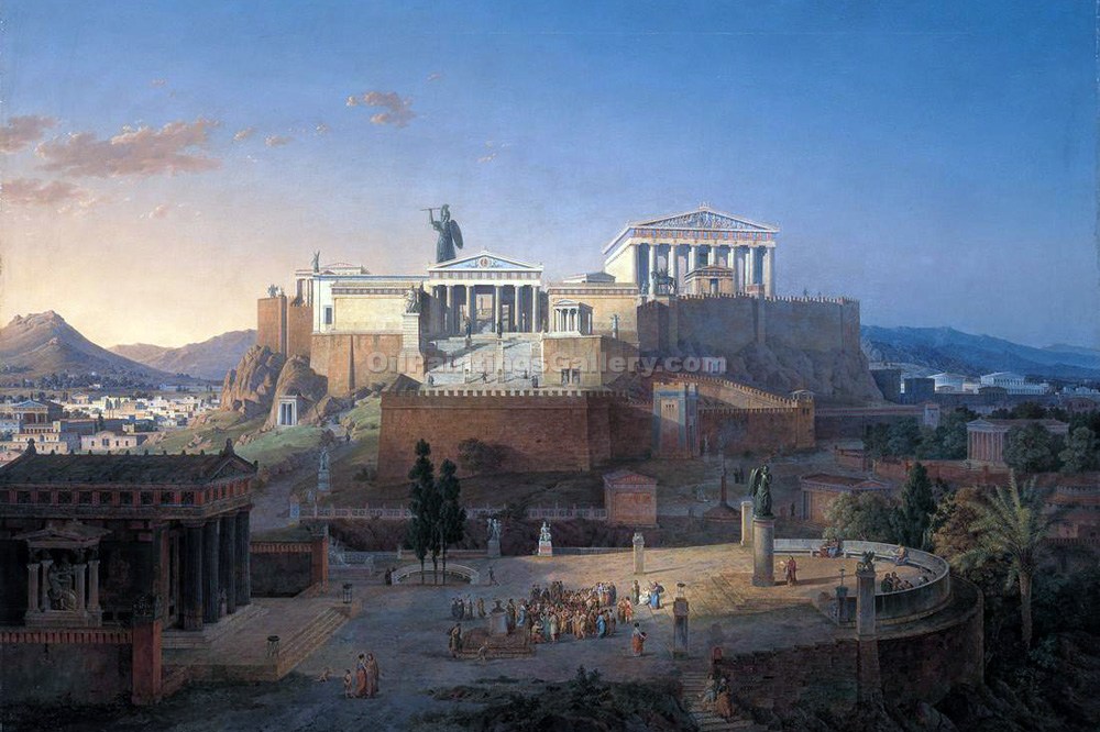 Parthenon Painting At PaintingValley.com | Explore Collection Of ...