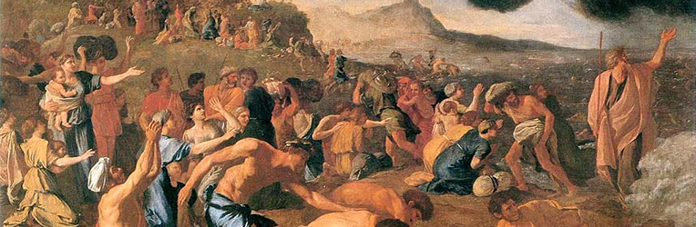 764x250 Red Sea, Or Sea Of Reeds, Is Parted History Channel On Foxtel - Parting Of The Red Sea Painting
