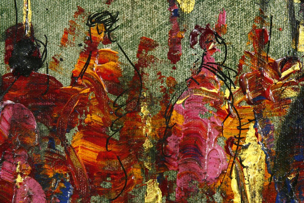 1023x682 Pascal Cucaro Oil On Canvas Street Scene Painting Erin Lane Estate - Pascal Painting