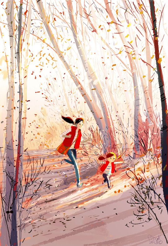 540x789 Art Of Happy Childhood By Pascal Campion Design4users - Pascal Painting