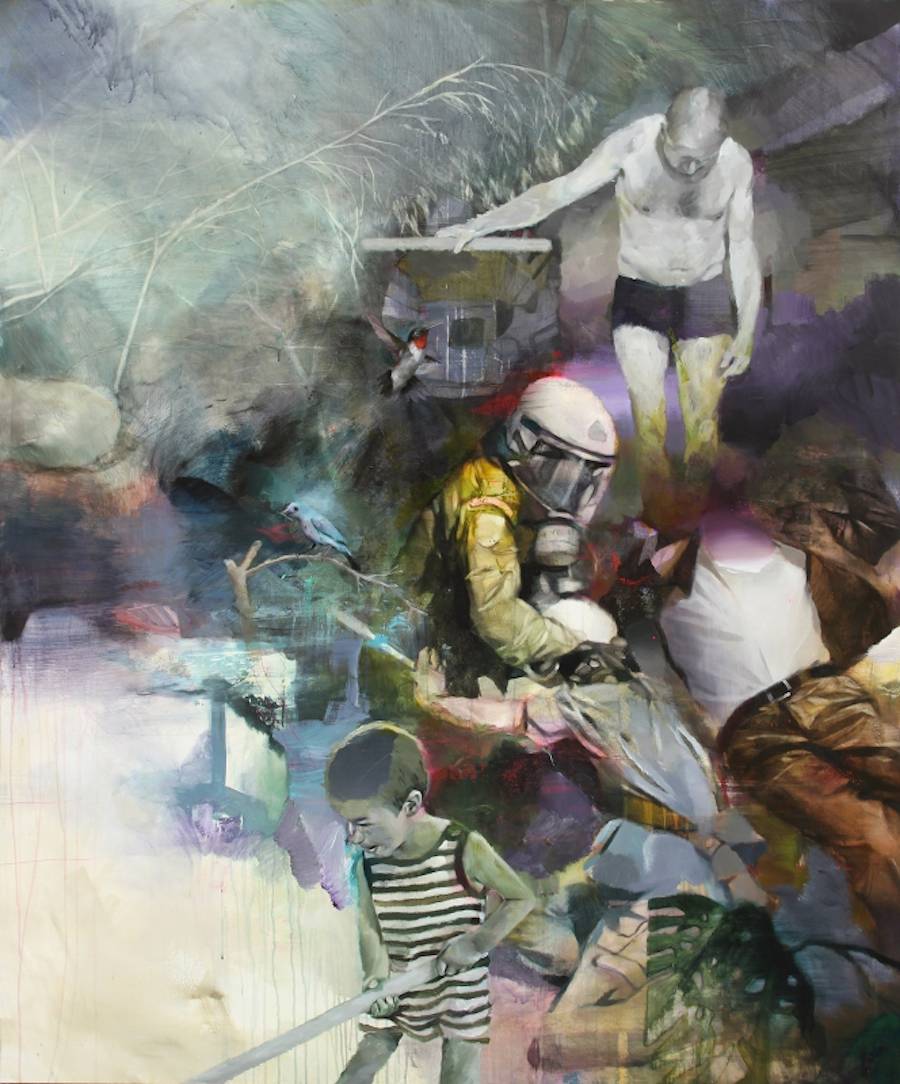 900x1084 Ethereal Amp Fragile Portraits Paintings By Pascal Vilcollet Fubiz - Pascal Painting