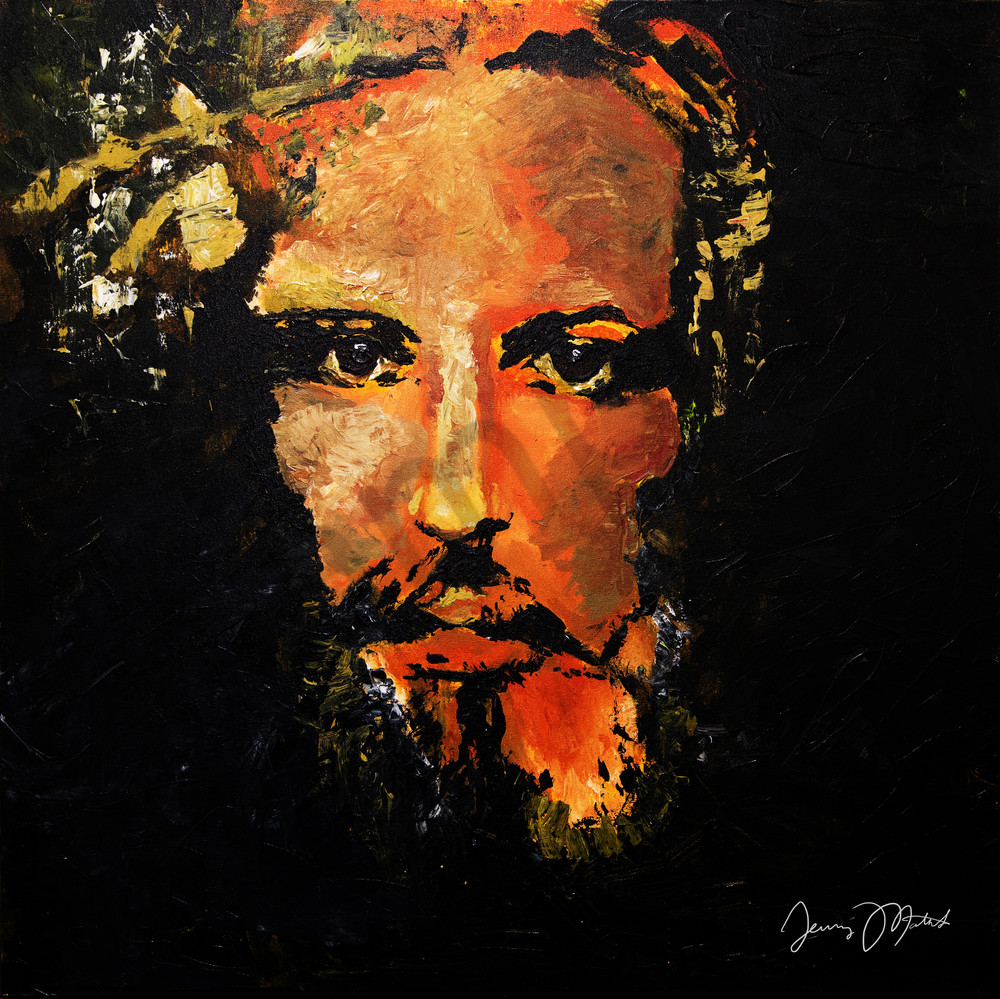 1000x999 Jesus Art Print, Christian Art, Christian Painting, Passion Of Christ - Passion Of Christ Painting