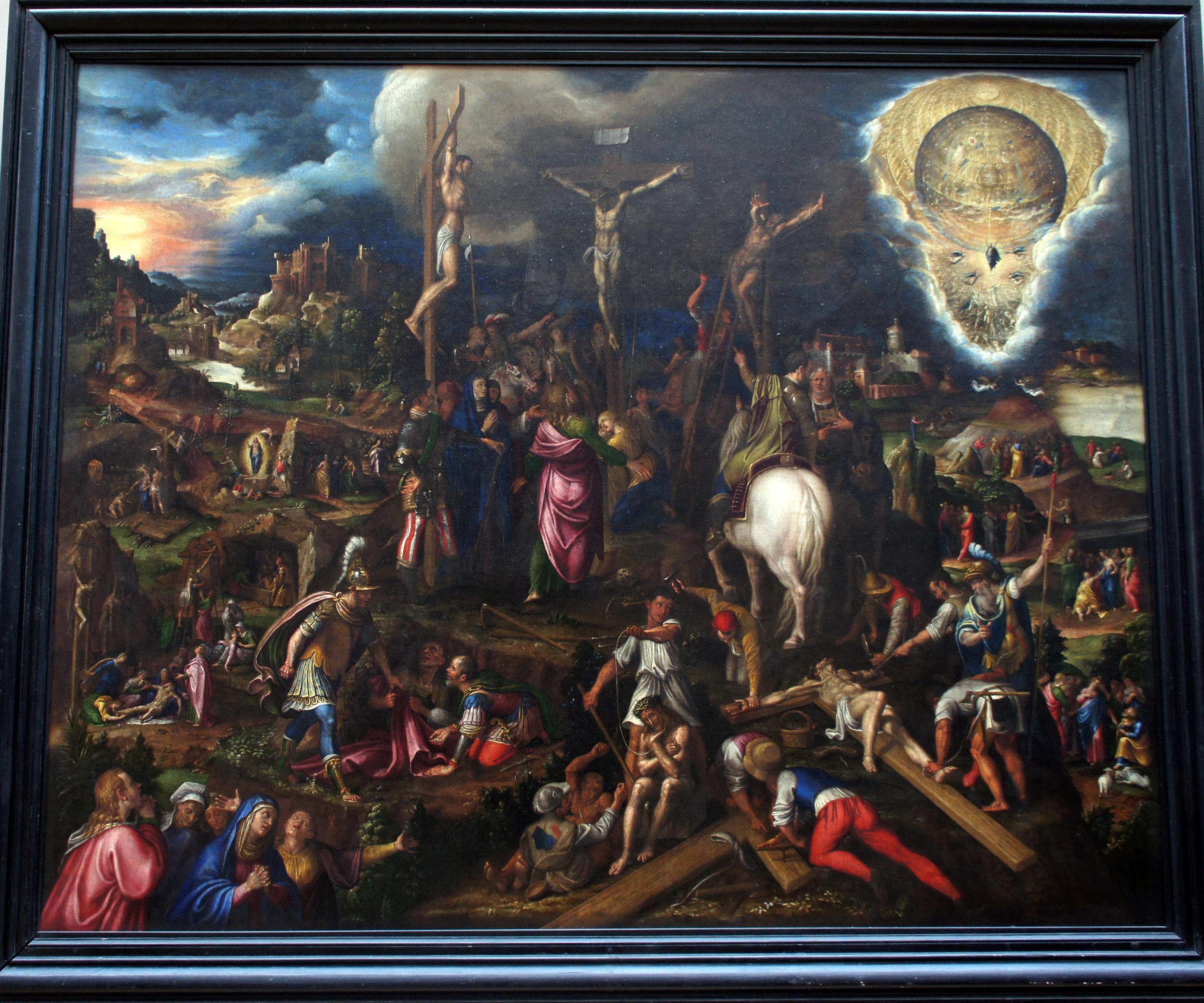 3670x3056 Les Mysteres De La Passion Du Christ The Crucifixion Of Christ - Passion Of Christ Painting