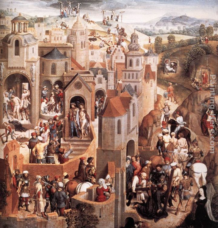 720x754 Hans Memling Scenes From The Passion Of Christ [Detail 2] Painting - Passion Of Christ Painting