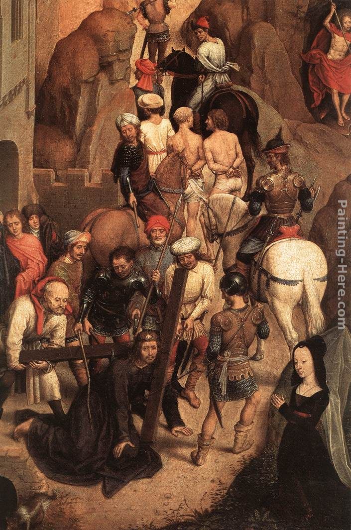 705x1065 Hans Memling Scenes From The Passion Of Christ [Detail 3] Painting - Passion Of Christ Painting