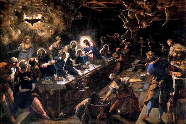 594x395 The Last Supper Famous Paintings - Passover Painting