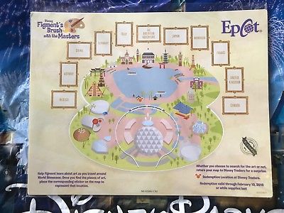 400x300 Disney Le Pin Figment Hokusai Wave Japan Painting Epcot Festival - Passport Painting