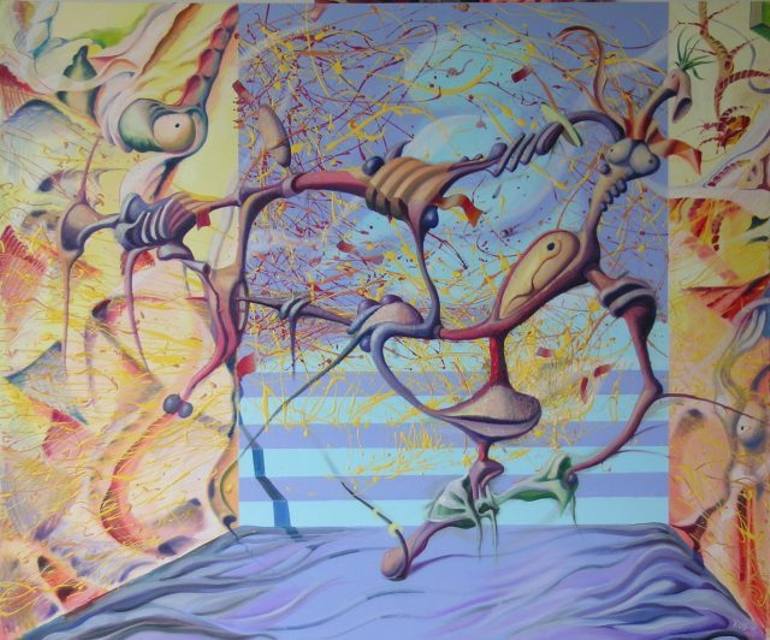 770x640 Saatchi Art Events And Circumstances Of Past Lead Us Into - Past And Future Painting