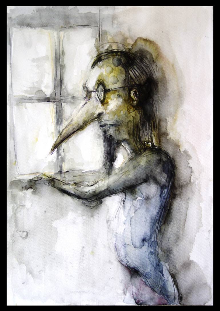 770x1089 Saatchi Art Past Present Future Painting By Jim Alexandrou - Past And Future Painting
