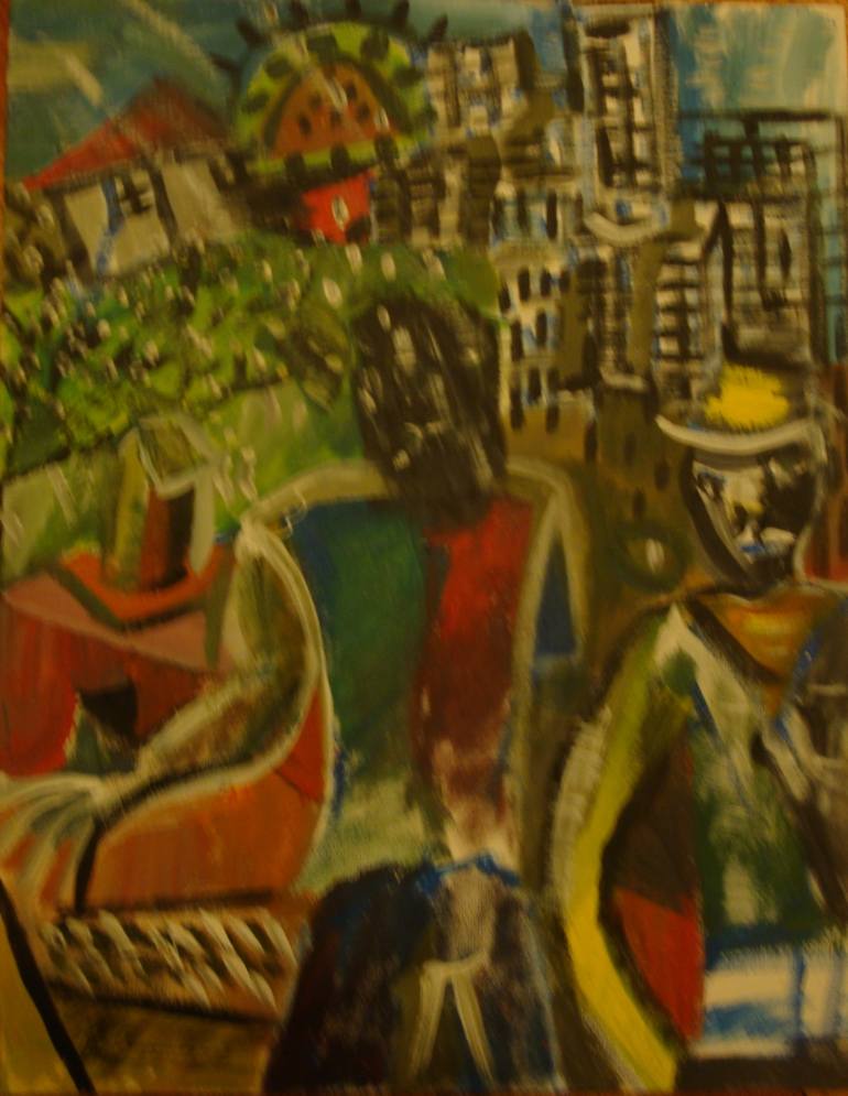 770x995 Saatchi Art Past Present Future Painting By Predrag Milovanovic - Past And Future Painting