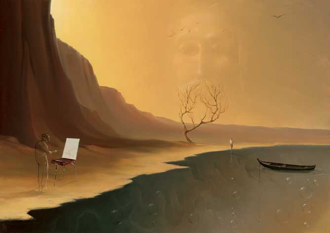 669x474 Sargent's Fine Art Amp Jewelry - Past And Future Painting