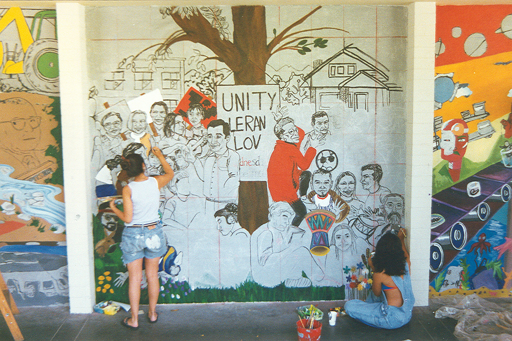 1024x683 Avery Pitzer Past, Present, Future, Painting Lower Middle - Past And Future Painting