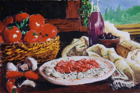 450x299 Paintings Obrien Bass And Graphics - Pasta Painting