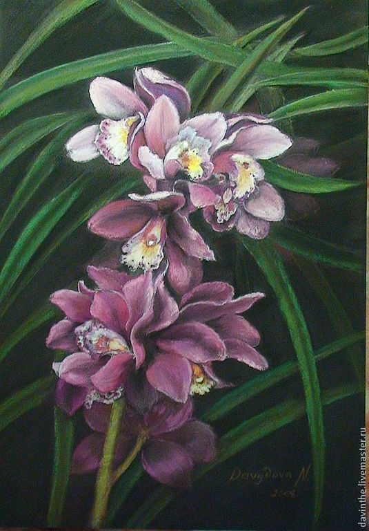 535x768 Soft Pastel Painting Shop Online On Livemaster With Shipping - Pastel Flower Painting