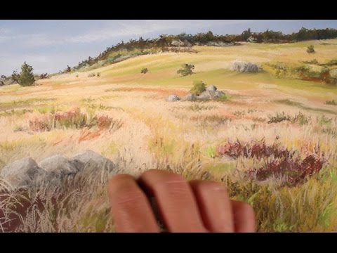 480x360 Landscape Painting With Pastels - Pastel Landscape Painting