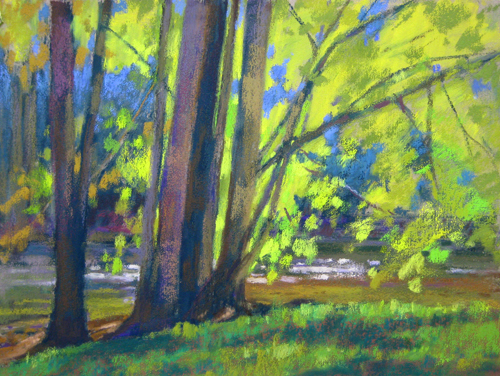 500x376 Landscapes - Pastel Landscape Painting