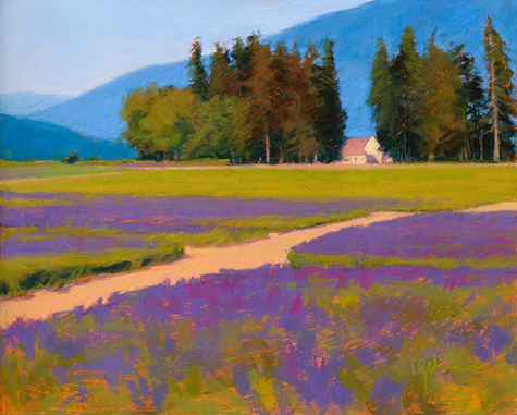 475x381 Life By Chocolate Susan Ogilvie Landscapes In Pastel June 7 - Pastel Landscape Painting