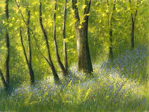 500x376 Original Pastel Landscape Painting - Pastel Landscape Painting