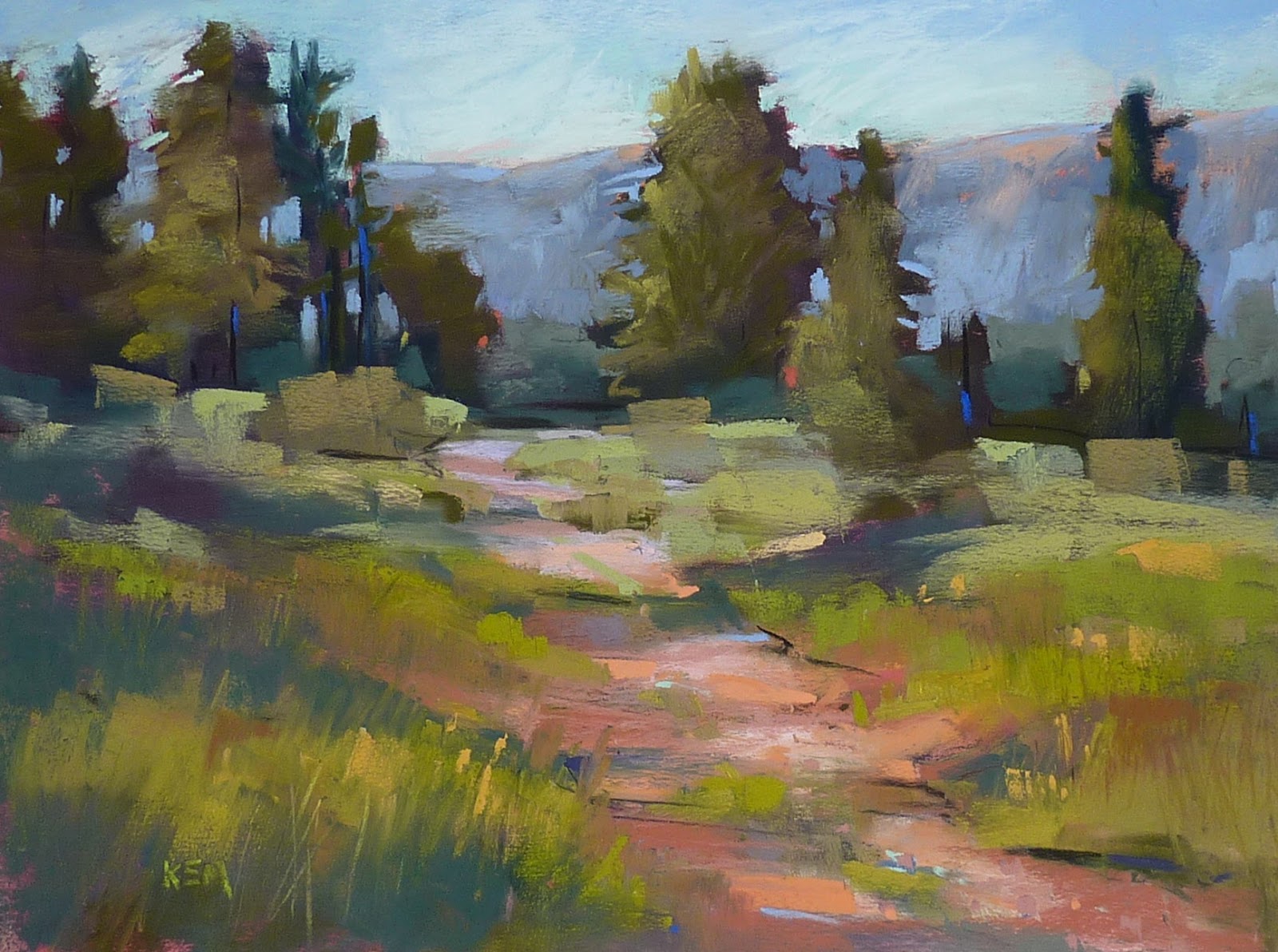 1600x1192 Painting My World Pastel Mini Demo Landscape Painting - Pastel Landscape Painting