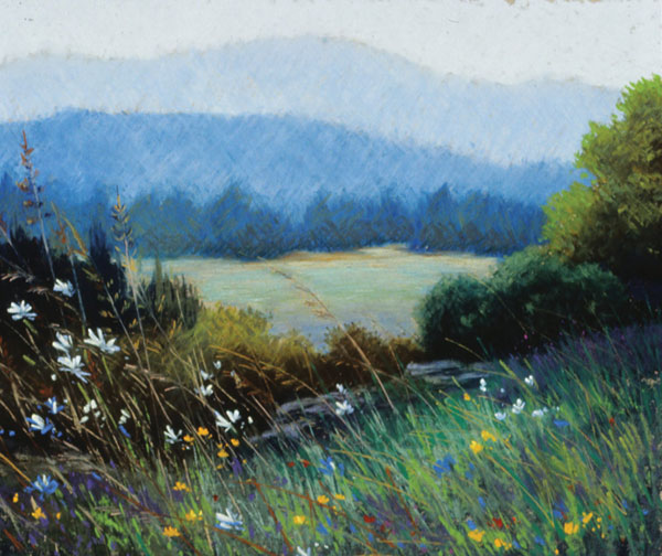 600x504 Pastel Drawing And Painting An Intro For Beginners - Pastel Landscape Painting