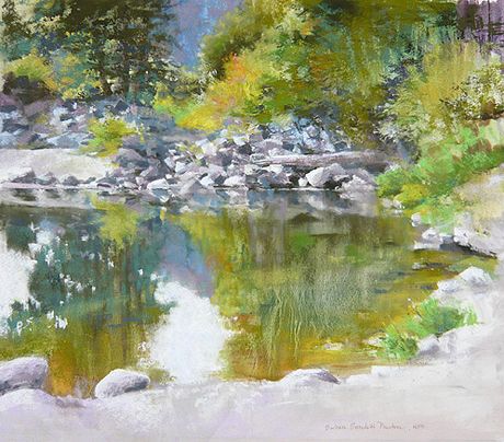 460x404 Soft Pastel Art Little Dream 18 5 X 21 5 Pastels My Next - Pastel Landscape Painting