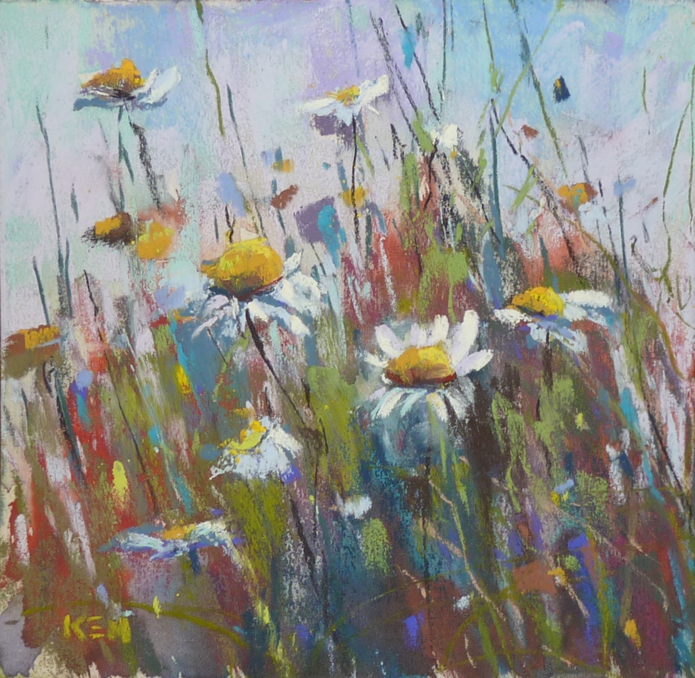 1358x1324 Painting My World How To Ship An Unframed Pastel Painting - Pastel Painting