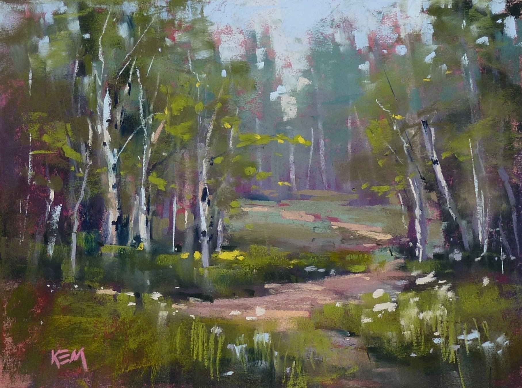1815x1351 Sunday Studio Pastel Painting Demo Forest Landscape - Pastel Painting