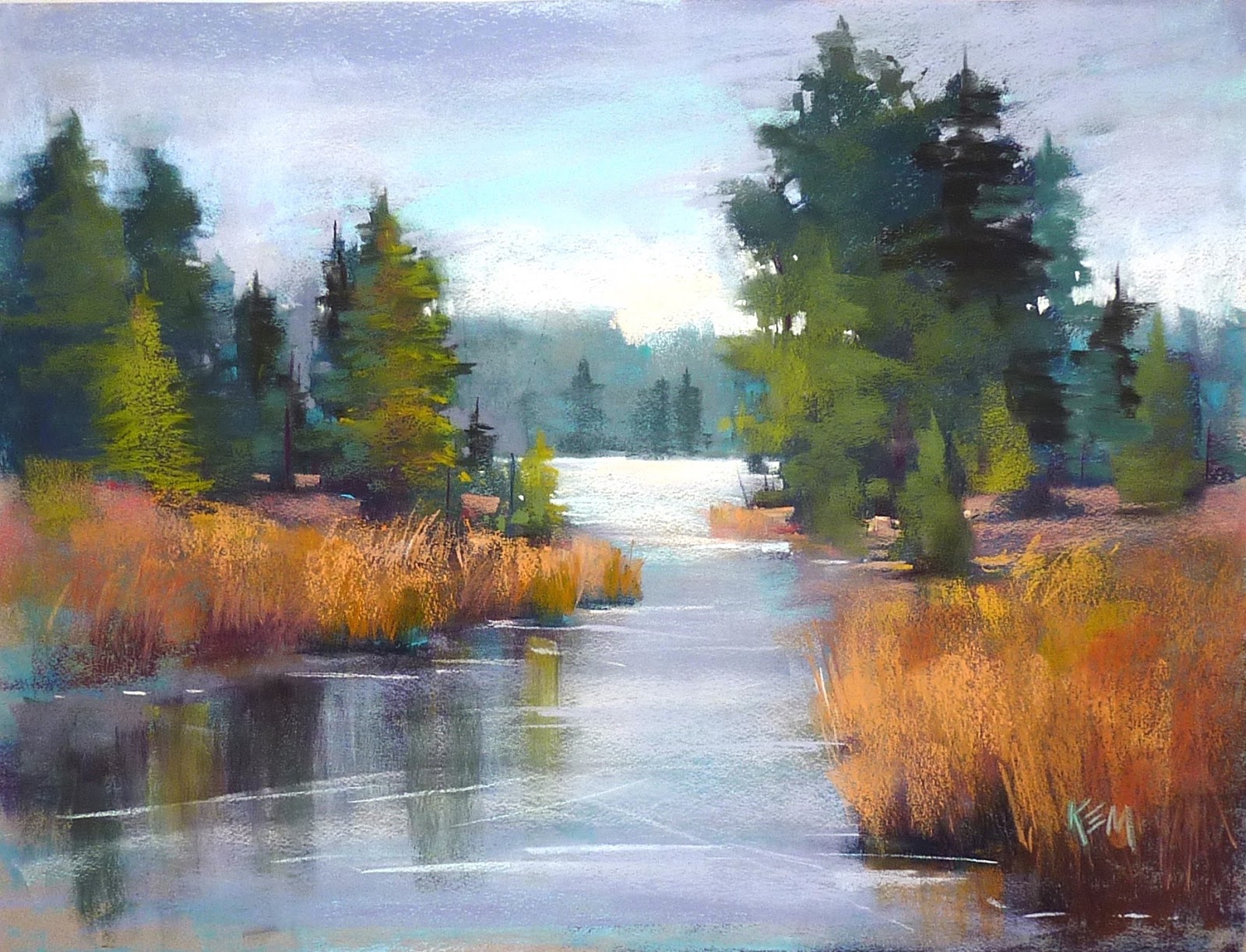 1600x1223 Painting My World Unexpected Underpainting Colors - Pastel Painting Colors