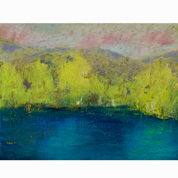 600x600 Willowtail Pond (Pastel Painting) Deborah Sussex - Pastel Painting Images