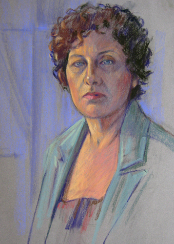 357x500 Figures - Pastel Portrait Painting