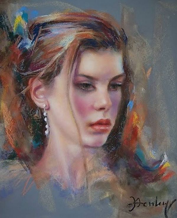 600x738 Soft Pastel Portrait, By Bogra Art Studio - Pastel Portrait Painting