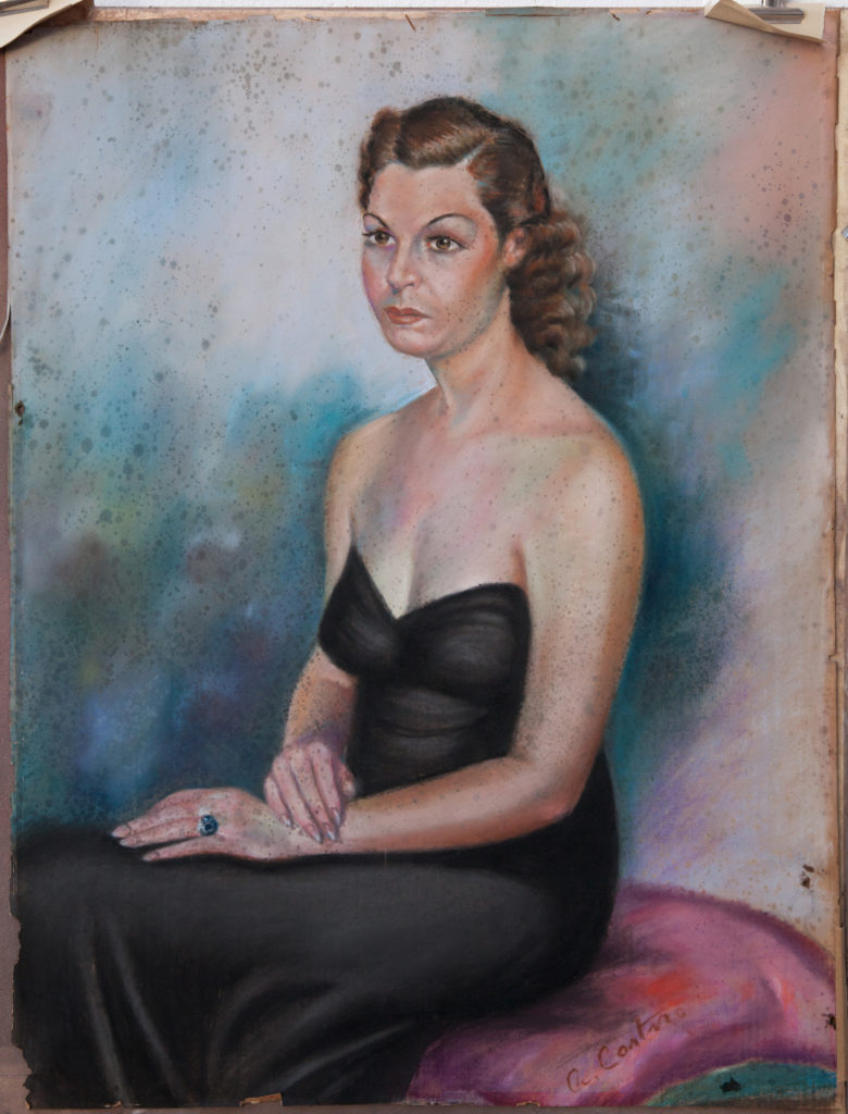 780x1024 About The Restoration Of A Pastel Painting - Pastel Portrait Painting