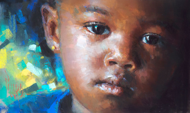 750x446 Alain Picard Pastel Portrait Painting - Pastel Portrait Painting