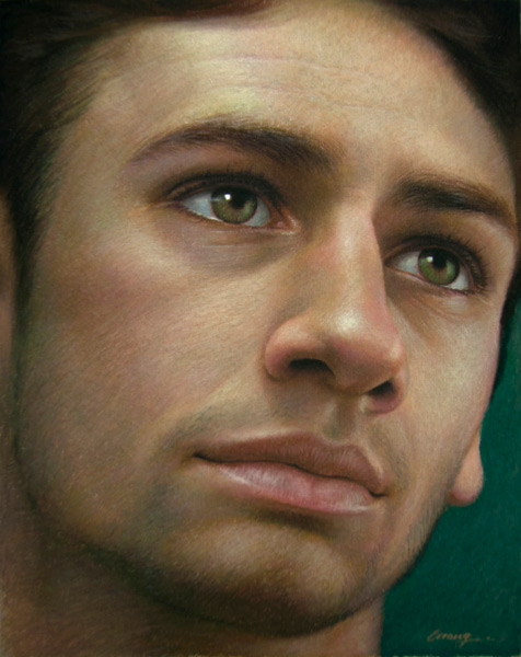 476x600 Cuong Nguyen, Fine Art, Pastel Portrait Painting, Art Contest Winner - Pastel Portrait Painting