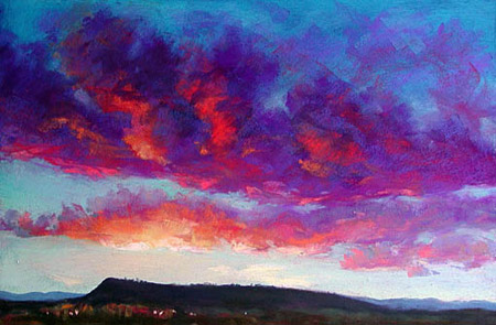 450x295 Online Pastel Demo Painting A Sunset - Pastel Watercolor Painting