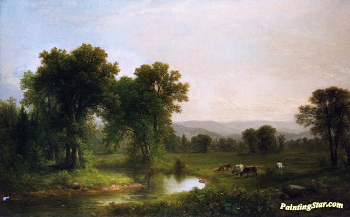 720x447 Pastoral Landscape Artwork By Asher B. Durand Oil Painting Amp Art - Pastoral Landscape Painting