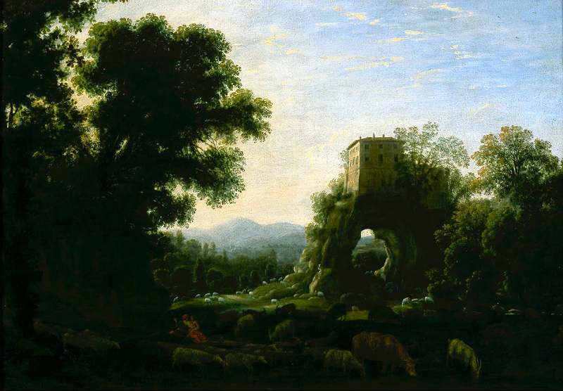 800x556 Artwork By Claude Lorrain - Pastoral Landscape Painting