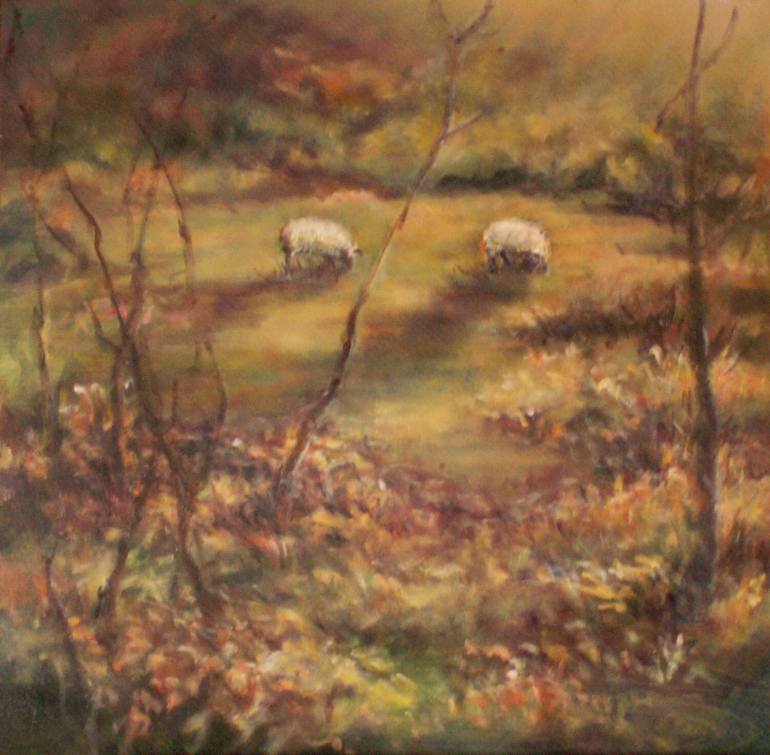 770x755 Saatchi Art Pastoral Painting By Teresa Knight - Pastoral Painting