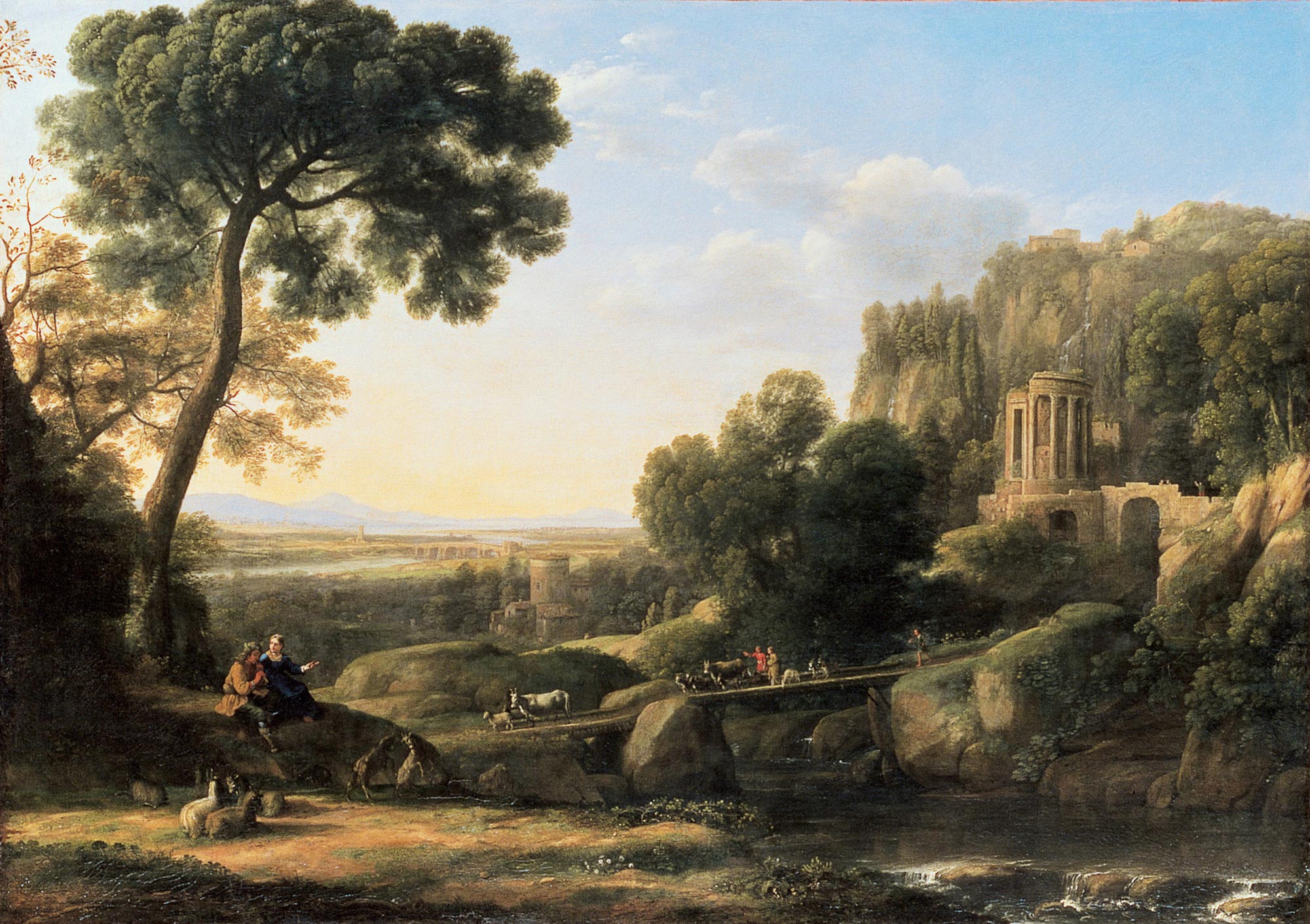 2000x1411 Claude Lorrain Pastoral Landscape - Pastoral Painting