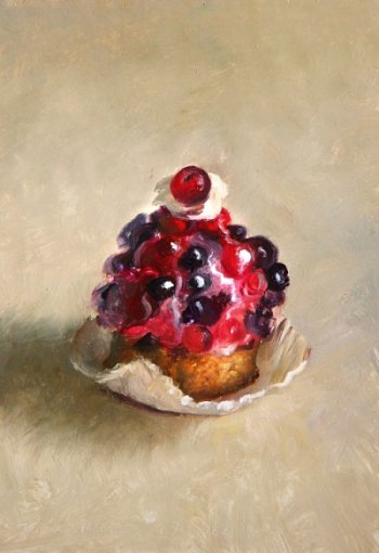 350x510 Postcard From Holland - Pastry Painting