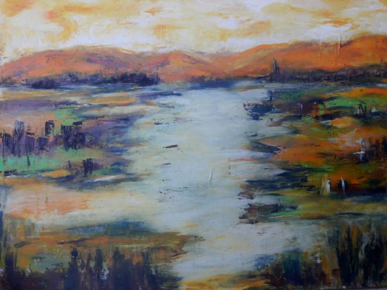 770x578 Saatchi Art Patagonia 3 Painting By Carolina Himmel - Patagonia Painting