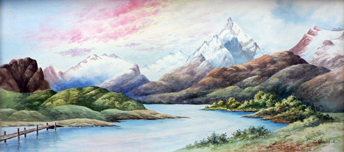 700x310 Zillah Goudie Patagonia Gallery - Patagonia Painting