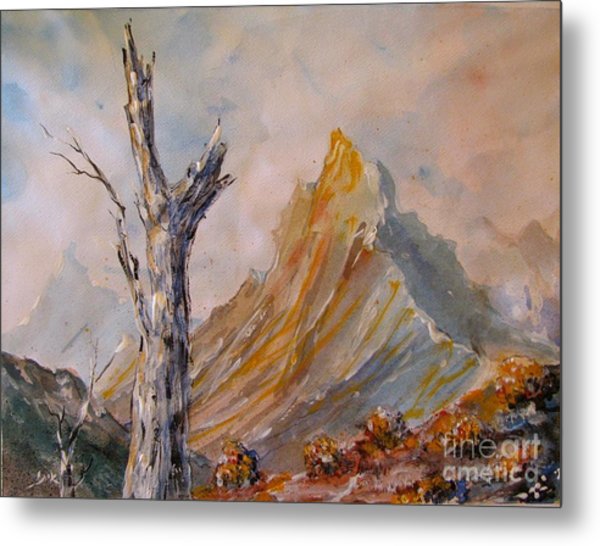 600x546 At Patagonia Painting By Itai Arad - Patagonia Painting
