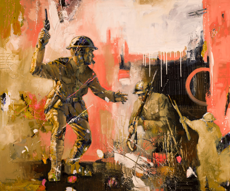 775x645 Path To Glory Project Remembrance - Paths Of Glory Painting