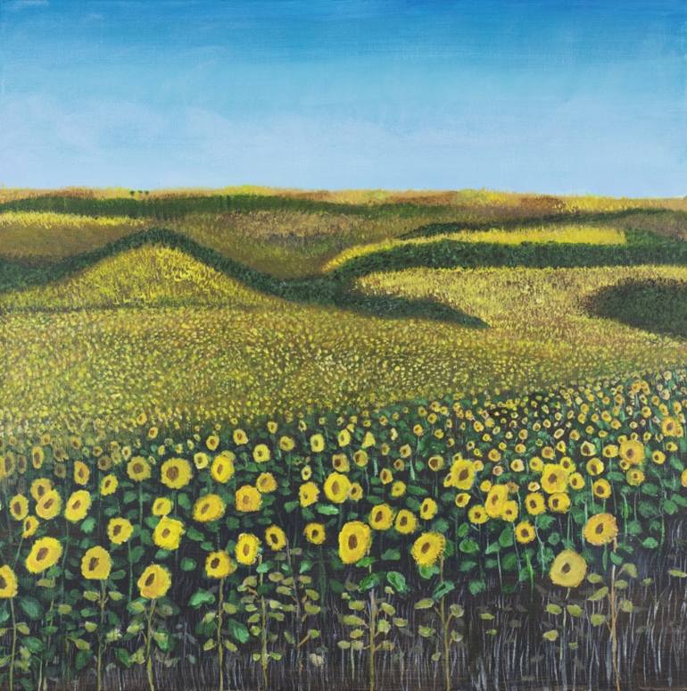 770x774 Saatchi Art Path To Glory Painting By Denise Gracias - Paths Of Glory Painting