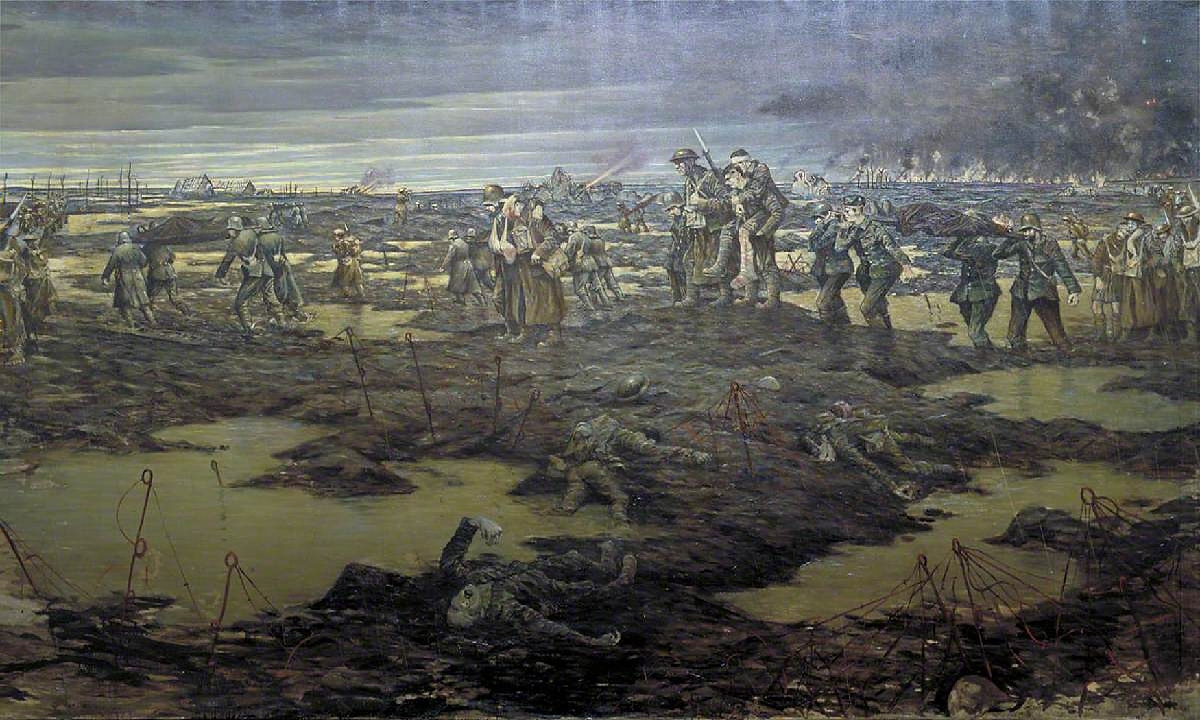 1750x1050 Filethe Harvest Of Battle Art.iwmart1921.jpg - Paths Of Glory Painting