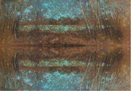 426x297 Rina Stutzer Solo Exhibition Of Patina Paintings, Drawings - Patina Painting