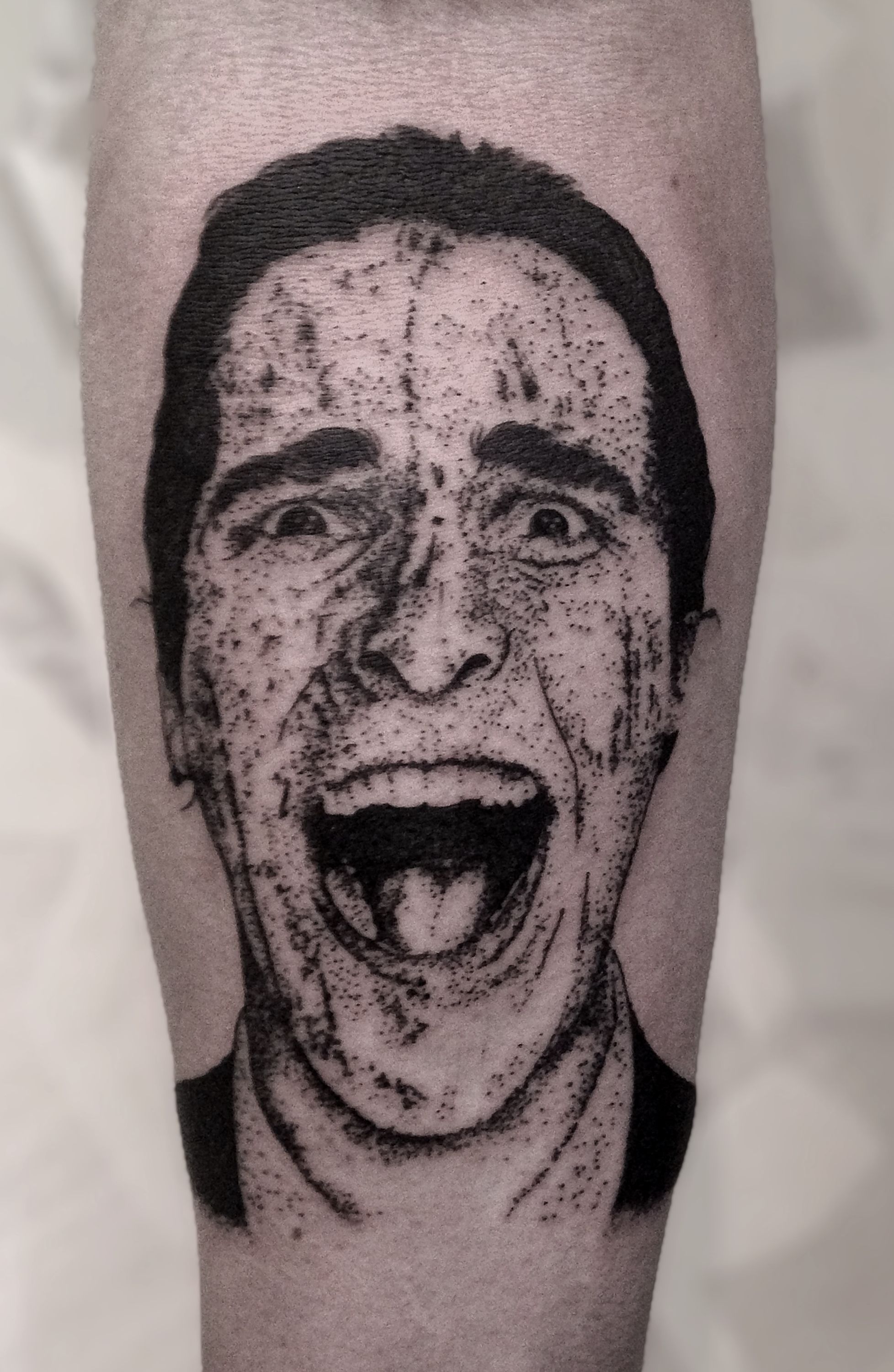 1956x3001 Patrick Bateman (American Psycho) By Joshua Watson - Patrick Bateman Painting